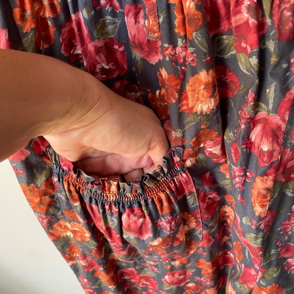 Vintage Laura Ashley Jumpsuit Floral Print - Picture 6 of 8